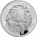 2 Pounds 2023, United Kingdom (Great Britain), Charles III, Myths and Legends, Merlin