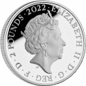 2 Pounds 2022, Sp# CV9, United Kingdom (Great Britain), Charles III, City Views, Rome