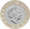 2 Pounds 2018, KM# 1573, United Kingdom (Great Britain), Elizabeth II, 100th Anniversary of the Royal Air Force, Sea King