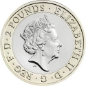 2 Pounds 2016, KM# 1384, United Kingdom (Great Britain), Elizabeth II, 400th Anniversary of Death of William Shakespeare, Shakespeare Histories