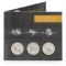 2 Pounds 2016, KM# 1384, United Kingdom (Great Britain), Elizabeth II, 400th Anniversary of Death of William Shakespeare, Shakespeare Histories, Three-coin BU set