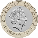 2 Pounds 2018, KM# 1571, United Kingdom (Great Britain), Elizabeth II, 100th Anniversary of the Royal Air Force, Spitfire
