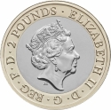 2 Pounds 2018, KM# 1574, United Kingdom (Great Britain), Elizabeth II, 100th Anniversary of the Royal Air Force, Vulcan