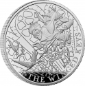 2 Pounds 2024, United Kingdom (Great Britain), Charles III, 25th Anniversary of Harry Potter Magic, Winged Keys