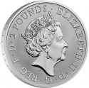 2 Pounds 2023, Sp# TBCSA3, United Kingdom (Great Britain), Elizabeth II, Royal Tudor Beasts, Yale of Beaufort
