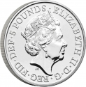 5 Pounds 2022, Sp# CLCA3, United Kingdom (Great Britain), Elizabeth II, Chinese Zodiac, Year of the Tiger