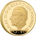 200 Pounds 2024, United Kingdom (Great Britain), Charles III, 80th Anniversary of D-Day