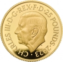 25 Pounds 2023, United Kingdom (Great Britain), Charles III, 75th Anniversary of Birth of King Charles III