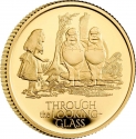 25 Pounds 2021, Sp# AW11, United Kingdom (Great Britain), Elizabeth II, Treasury of Tales, Through the Looking-Glass