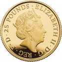 25 Pounds 2020, Sp# CLCF1, United Kingdom (Great Britain), Elizabeth II, Chinese Zodiac, Year of the Rat