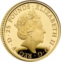 25 Pounds 2022, Sp# CLCF3, United Kingdom (Great Britain), Elizabeth II, Chinese Zodiac, Year of the Tiger