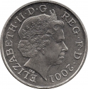 5 Pounds 2001, KM# 1015, United Kingdom (Great Britain), Elizabeth II, 100th Anniversary of Death of Queen Victoria