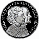 5 Pounds 2007, KM# 1077a, United Kingdom (Great Britain), Elizabeth II, 60th Wedding Anniversary of Queen Elizabeth II and Prince Philip