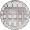 5 Pounds 2018, KM# 1602, United Kingdom (Great Britain), Elizabeth II, 250th Anniversary of the Royal Academy of Arts