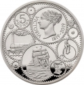 5 Pounds 2019, Sp# L77, United Kingdom (Great Britain), Elizabeth II, 200th Anniversary of Birth of Queen Victoria