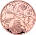 5 Pounds 2019, Sp# L77, United Kingdom (Great Britain), Elizabeth II, 200th Anniversary of Birth of Queen Victoria