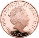5 Pounds 2020, Sp# L85, United Kingdom (Great Britain), Elizabeth II, 150th Anniversary of the British Red Cross