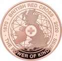5 Pounds 2020, Sp# L85, United Kingdom (Great Britain), Elizabeth II, 150th Anniversary of the British Red Cross