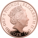 5 Pounds 2020, Sp# L86, United Kingdom (Great Britain), Elizabeth II, 75th Anniversary of WWII End