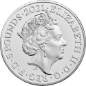 5 Pounds 2021, Sp# L88, United Kingdom (Great Britain), Elizabeth II, 95th Anniversary of Birth of Elizabeth II