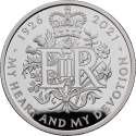 5 Pounds 2021, Sp# L88, United Kingdom (Great Britain), Elizabeth II, 95th Anniversary of Birth of Elizabeth II