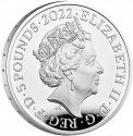 5 Pounds 2022, Sp# L97, United Kingdom (Great Britain), Elizabeth II, 40th Anniversary of Birth of Prince William