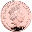 5 Pounds 2022, Sp# L97, United Kingdom (Great Britain), Elizabeth II, 40th Anniversary of Birth of Prince William