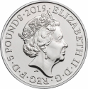 5 Pounds 2019, Sp# L76, United Kingdom (Great Britain), Elizabeth II, Tower of London, Ceremony of the Keys