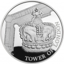 5 Pounds 2019, Sp# L74, United Kingdom (Great Britain), Elizabeth II, Tower of London, Crown Jewels