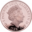 5 Pounds 2019, Sp# L74, United Kingdom (Great Britain), Elizabeth II, Tower of London, Crown Jewels