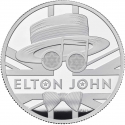 5 Pounds 2020, Sp# EJ3, United Kingdom (Great Britain), Elizabeth II, Music Legends, Elton John