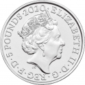5 Pounds 2020, Sp# EJ4, United Kingdom (Great Britain), Elizabeth II, Music Legends, Elton John