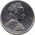 5 Pounds 2002, KM# 1024, United Kingdom (Great Britain), Elizabeth II, 50th Anniversary of the Accession of Elizabeth II to the Throne, Golden Jubilee
