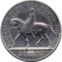 5 Pounds 2002, KM# 1024, United Kingdom (Great Britain), Elizabeth II, 50th Anniversary of the Accession of Elizabeth II to the Throne, Golden Jubilee
