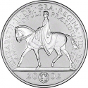 5 Pounds 2002, KM# 1024a, United Kingdom (Great Britain), Elizabeth II, 50th Anniversary of the Accession of Elizabeth II to the Throne, Golden Jubilee
