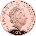 5 Pounds 2020, Sp# L84, United Kingdom (Great Britain), Elizabeth II, Tower of London, Infamous Prison
