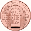 5 Pounds 2020, Sp# L84, United Kingdom (Great Britain), Elizabeth II, Tower of London, Infamous Prison