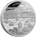 5 Pounds 2022, Sp# CV2, United Kingdom (Great Britain), Elizabeth II, City Views, London