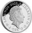 5 Pounds 2022, Sp# CV10, United Kingdom (Great Britain), Charles III, City Views, Rome