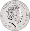 5 Pounds 2015, Sp# L40, United Kingdom (Great Britain), Elizabeth II, Birth of Princess Charlotte of Cambridge, Royal Birth