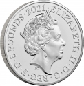 5 Pounds 2021, Sp# WH4, United Kingdom (Great Britain), Elizabeth II, Music Legends, The Who