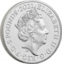 5 Pounds 2021, Sp# WH4, United Kingdom (Great Britain), Elizabeth II, Music Legends, The Who