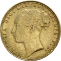 1 Sovereign 1871-1885, KM# 752, United Kingdom (Great Britain), Victoria