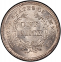 10 Cents 1837-1838, KM# 61, United States of America (USA)