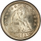 10 Cents 1853-1855, KM# 77, United States of America (USA)