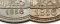 10 Cents 1856-1860, KM# A63.2, United States of America (USA), 1856: Small date (left), Large date (right)
