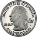 25 Cents 2009, KM# 445a, United States of America (USA), District of Columbia and US Territories Quarters Program, District of Columbia