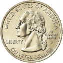 25 Cents 2001, KM# 318, United States of America (USA), 50 State Quarters Program, New York