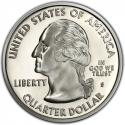 25 Cents 2006, KM# 385a, United States of America (USA), 50 State Quarters Program, North Dakota