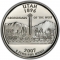 25 Cents 2007, KM# 400a, United States of America (USA), 50 State Quarters Program, Utah